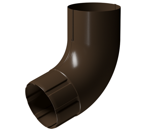 Колено 72° D90 Döcke STAL PREMIUM Каштан, (RAL 8017) купить в Октябрьском