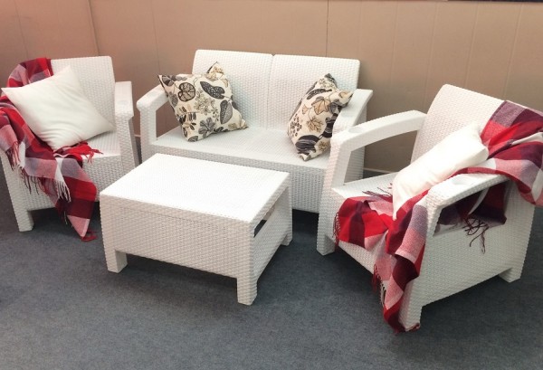 Комплект Yalta Terrace Set белый купить в Октябрьском