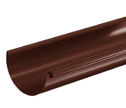 Водосток Aquasistem, система 150/100 - Водосточный желоб 3.00м RAL 8017 Коричневый купить в Октябрьском
