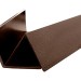 Уголок ДПК для сайдинга 70x70x3000мм Коричневый купить в Октябрьском