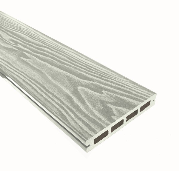 Террасная доска из ДПК Terrapol Смарт 3D Пустотелая с пазом Дуб беленый купить в Октябрьском