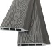 Заборная панель шип-паз EasyDecking Wood-Х 146х20 Серый купить в Октябрьском