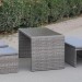 Диван-Трансформер AFINA плетеный из иск. ротанга S330G-W78 Grey купить в Октябрьском