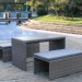 Диван-Трансформер AFINA плетеный из иск. ротанга S330G-W78 Grey купить в Октябрьском
