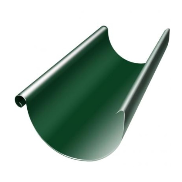 Водосток Grand Line 125x90 – Желоб 3м RAL 6005 купить в Октябрьском