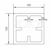 Столб SEQUOIA Evolution 3D WOOD BROWN купить в Октябрьском
