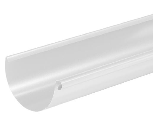 Водосток Aquasistem, система 125x90 - Водосточный желоб 3.00м RAL 9003 Белый купить в Октябрьском