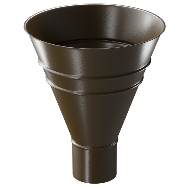 Воронка водосборная Döcke STAL PREMIUM, Каштан купить в Октябрьском