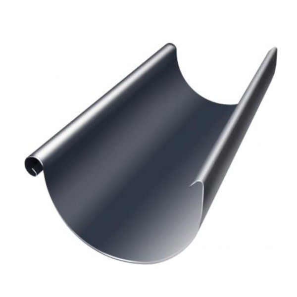 Водосток Grand Line 150x100 – Полукруглый желоб 3 метра RAL 7024 купить в Октябрьском