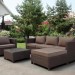 Комплект мебели AFINA плетеной из иск. ротанга YR821A Brown/Beige купить в Октябрьском