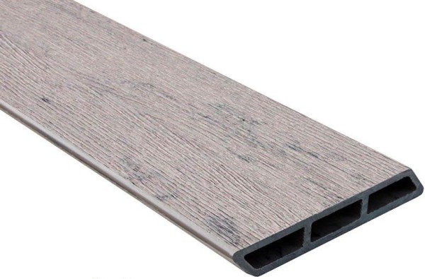Доска Ромбус 3D ДПК Outdoor STORM GREY серая микс купить в Октябрьском