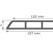 Доска Ромбус 3D ДПК Outdoor STORM GREY серая микс купить в Октябрьском