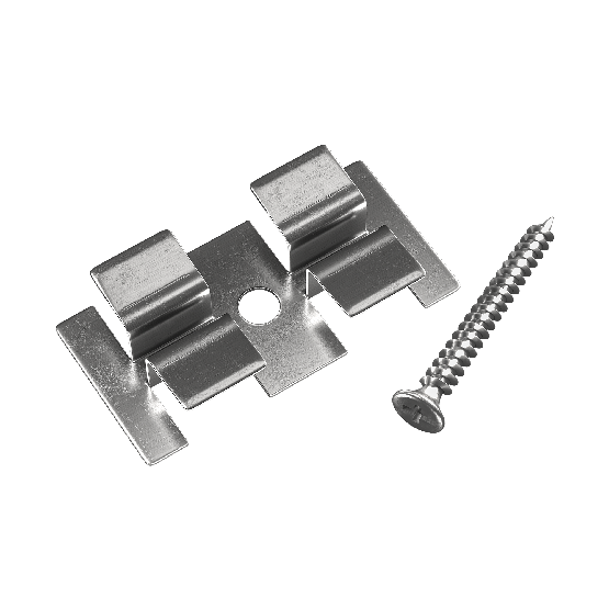 Клипса с саморезом, Grinder шовный монтаж 5 mm купить в Октябрьском
