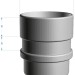 Муфта Docke Lux ПВХ Пломбир купить в Октябрьском