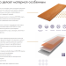 Фибросайдинг DECOVER 3600 x 190 x 8 мм Bordo купить в Октябрьском