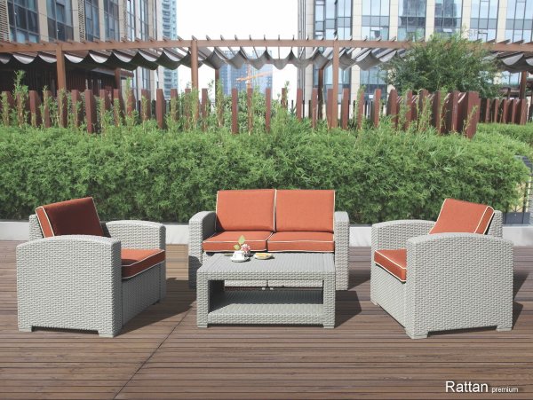 Уличные диваны и кресла коллекции Rattan Premium 4 купить в Октябрьском
