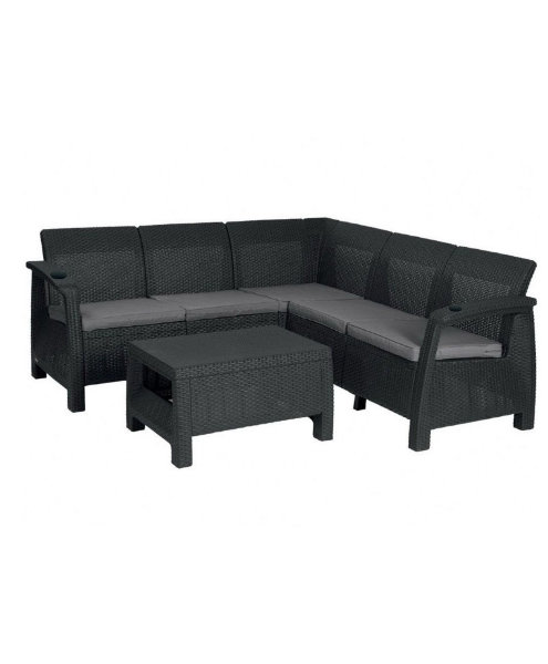 Угловой диван  Yalta Corner Set (столик в комплект не входит) купить в Октябрьском