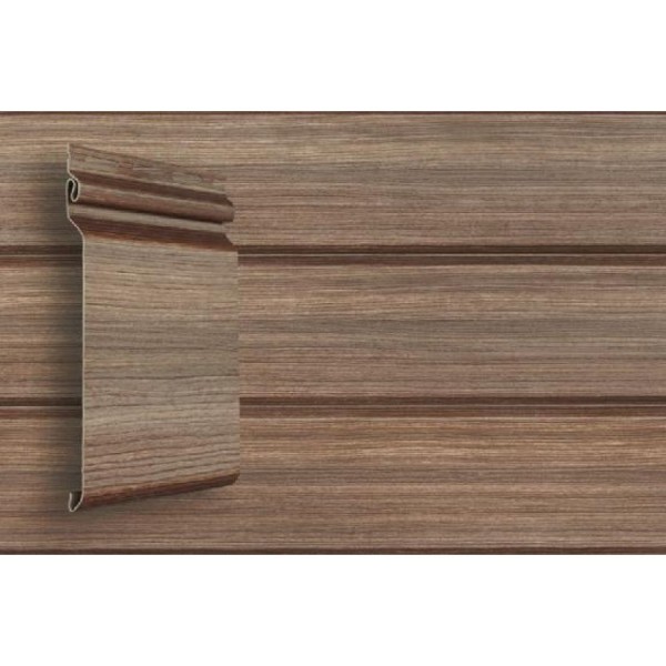Виниловый сайдинг Grand Line Natural-Брус Tundra - Кедр купить в Октябрьском