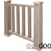 Ограждение из ДПК Outdoor Классик 3D STORM серый микс купить в Октябрьском
