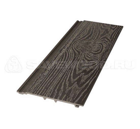 Сайдинг из дпк savewood sw-cedrus тангенциальный распил темно-коричневый купить в Октябрьском