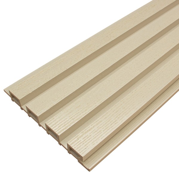 Фасадная доска из ДПК Faynag Wood Рейка Слоновая кость купить в Октябрьском