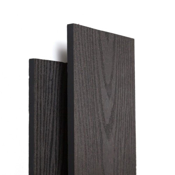 Заборная доска Ecodecking Техно 145х12 Графит купить в Октябрьском