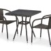 Комплект плетеной мебели AFINA из иск. ротанга T282BNT/Y137C-W53 Brown 2Pcs купить в Октябрьском