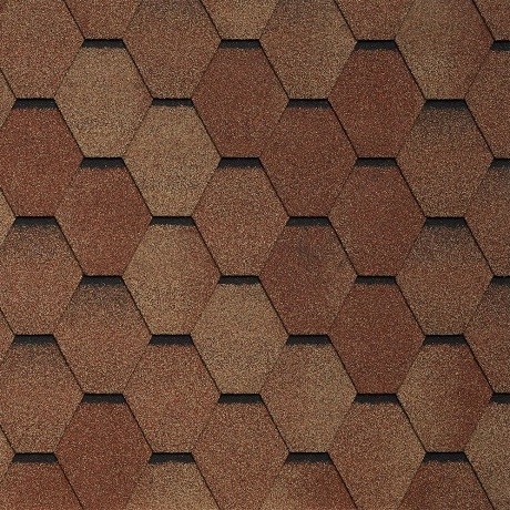 Гибкая черепица Tegola VENETO terracotta 206 купить в Октябрьском