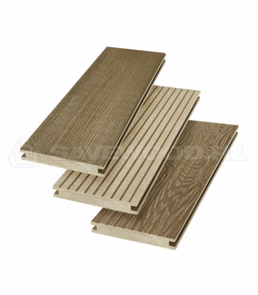 Террасная доска SW Fraxinus (R) полнотелая «SaveWood» Тик купить в Октябрьском