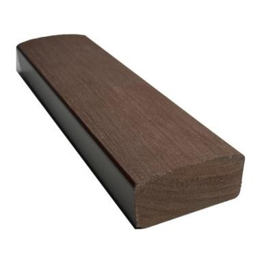 Лавочный брус Ecodecking Некст полнотелый брашированный 70х35 шоколад купить в Октябрьском