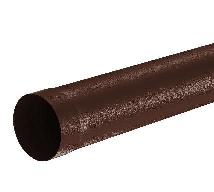 Водосток Aquasistem, Система 150/100 - Труба водосточная 1.00м RAL 8017 Коричневый matt купить в Октябрьском