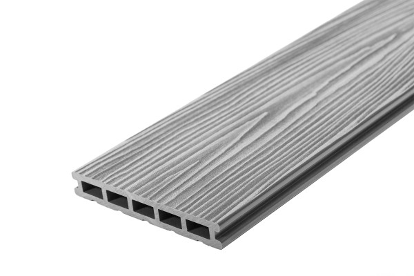 Террасная доска из ДПК RusDecking Unodeck Mogano - Серый купить в Октябрьском