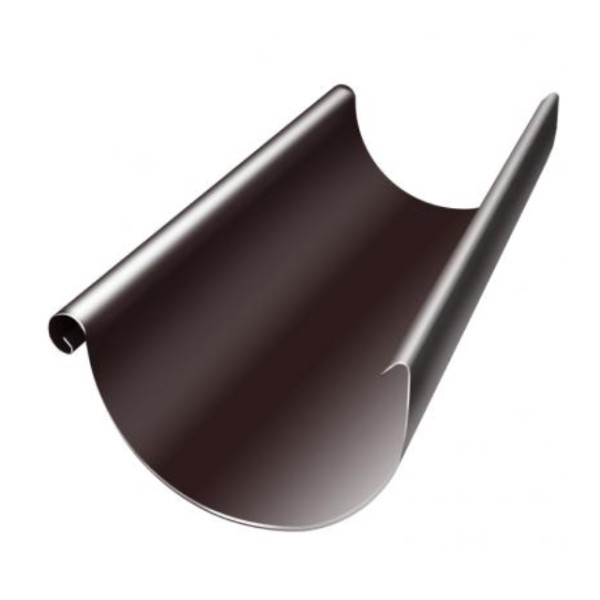 Водосток Grand Line 125x90 – Желоб 3м RAL 8017 купить в Октябрьском