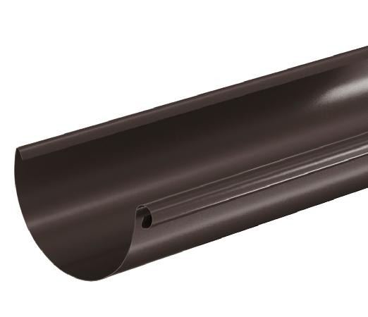 Водосток Aquasistem, система 125x90 - Водосточный желоб 3.00м RR 32 Тёмно Коричневый купить в Октябрьском