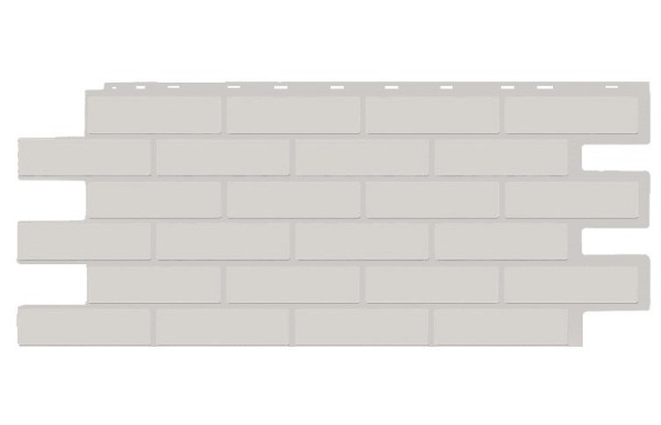 Фасадная панель T-Siding Кирпич Модерн Эко Уайт купить в Октябрьском
