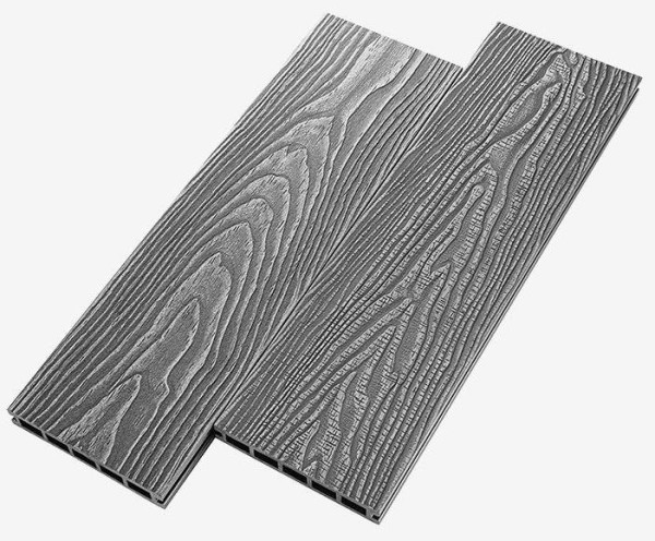 Террасная доска из ДПК RusDecking Unodeck Vintage - Серый купить в Октябрьском
