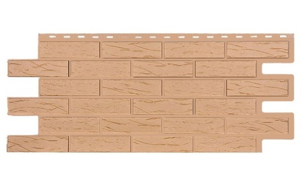 Фасадная панель T-Siding Кирпич Саман Эко Крем купить в Октябрьском